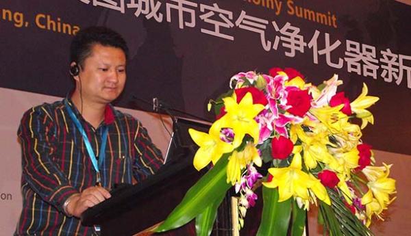 昆明奥图环保2011年远程射雾器新品发布会